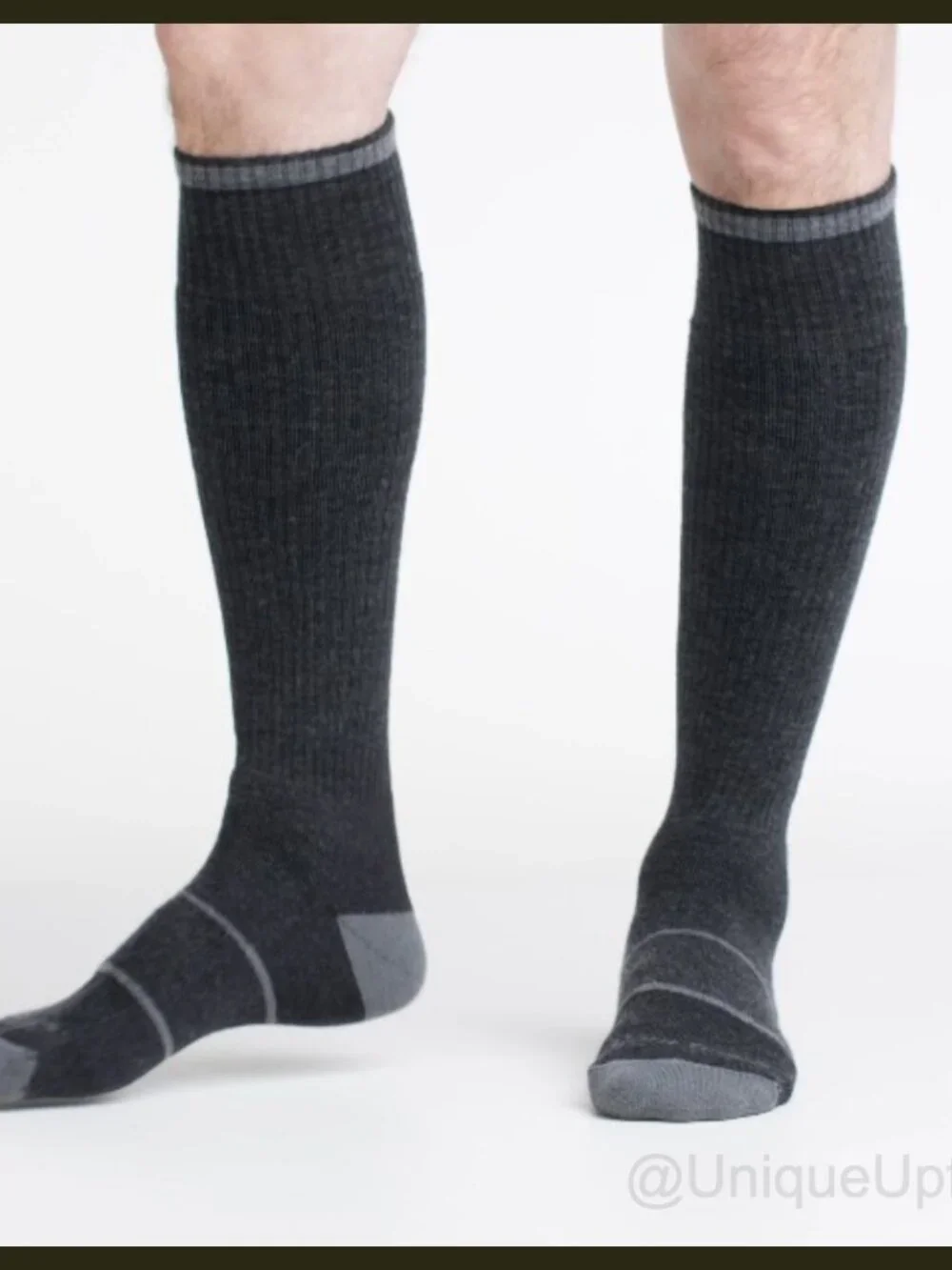 Merino Wool Over-The-Calf Full Cushion Athletic Socks for Hiking